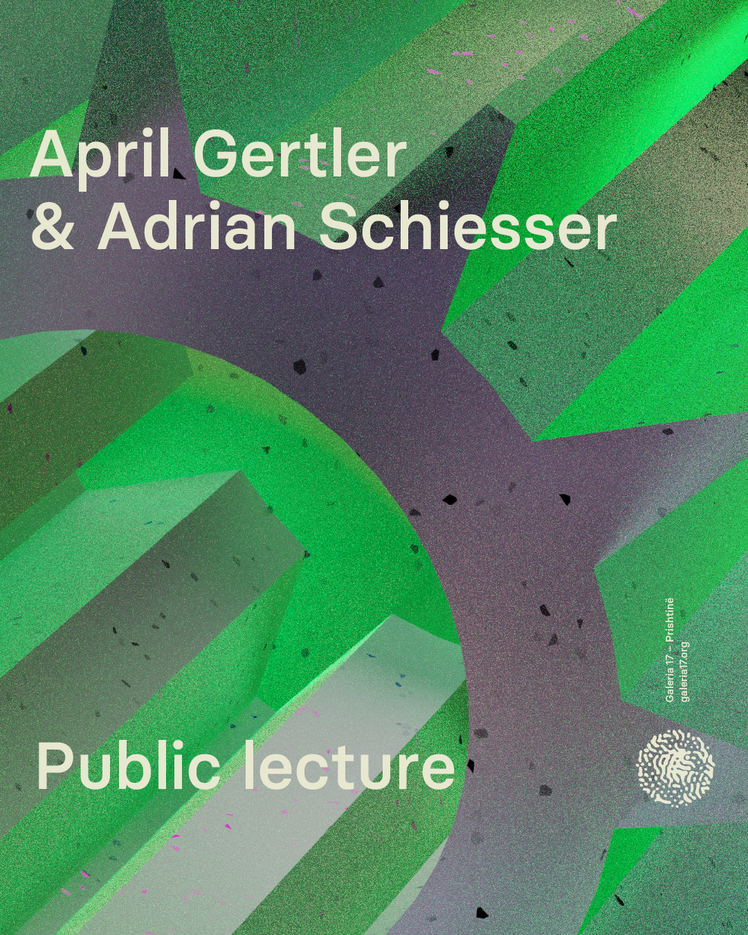 Ligjëratë publike/ Public lecture - April Gertler and Adrian Schiesser